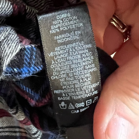 Express Boyfriend Flannel with Sequins - Picture 3 of 9